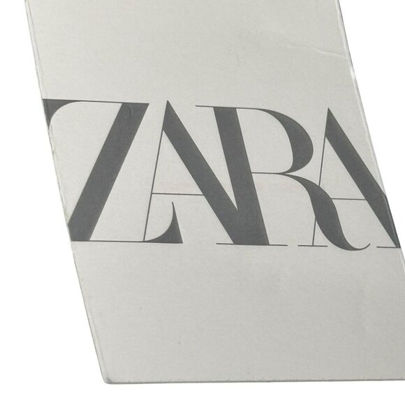 ZARA Size Small Stretch Knit shimmer midi dress Black sleeveless NEW - Picture 11 of 12